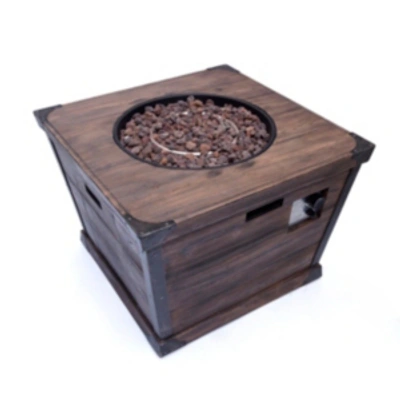 Noble House Delaney Outdoor Fire Pit In Brown