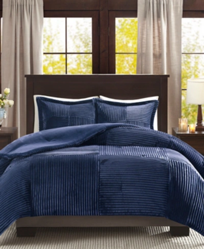 Madison Park Parker 3-pc. Comforter Set, Full/queen In Navy