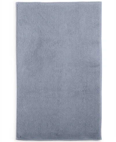 Hotel Collection Finest Elegance 26" X 34" Tub Mat, Created For Macy's In Slate Blue