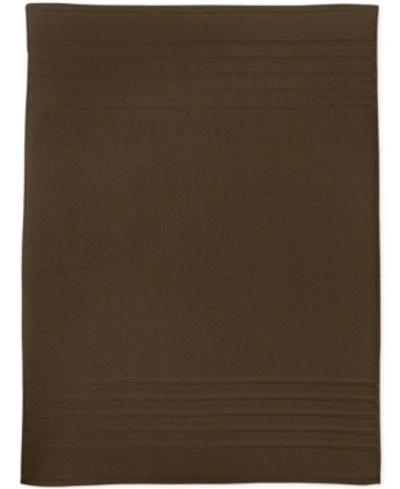 Hotel Collection Ultimate Micro Cotton 26" X 34" Tub Mat, Created For Macy's Bedding In Chocolate