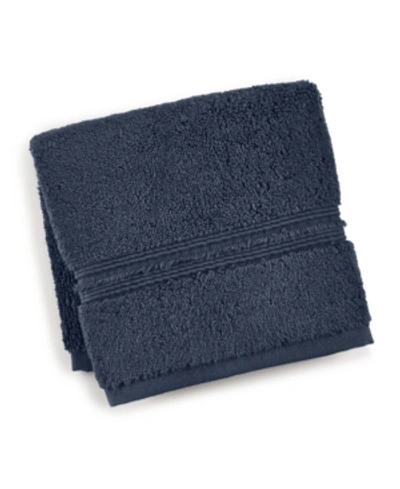 Hotel Collection Turkish Washcloth, 13" X 13", Created For Macy's Bedding In Blueberry
