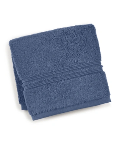 Hotel Collection Turkish Washcloth, 13" X 13", Exclusively At Macy's In Blue Skyline