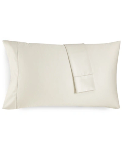 Charter Club Damask 100% Supima Cotton 550 Thread Count Pillowcase Pair, Standard, Created For Macy's Bedding In Parchment
