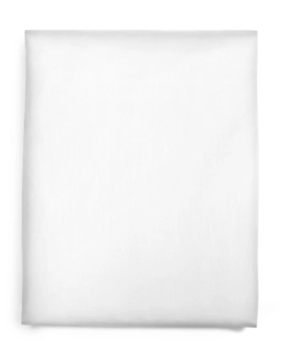 Charter Club Damask Solid 550 Thread Count 100% Cotton 18" Fitted Sheet, Twin, Created For Macy's In White