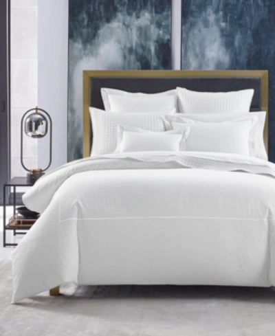 Hotel Collection Italian Percale Duvet Cover, Full/queen, Created For Macy's Bedding In White