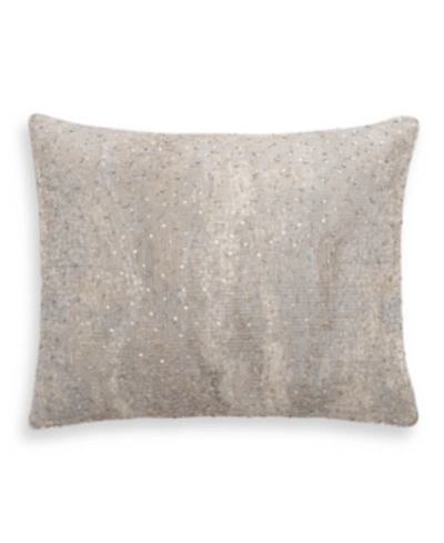 Hotel Collection Channels Decorative Pillow, 16" X 16", Created For Macy's Bedding In White
