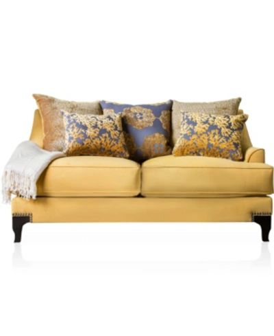 Furniture Of America Nisene Upholstered Love Seat In Sand