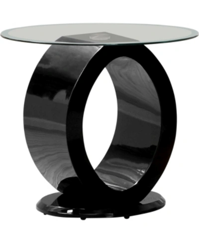 Furniture Of America Mason Black End Table