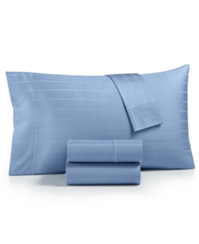 Charter Club Sleep Cool 400 Thread Count Hygrocotton Sheet Set, California King, Created For Macy's In Pastel Marine