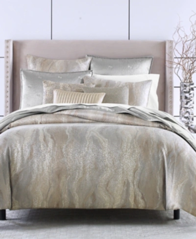 Hotel Collection Closeout!  Terra Duvet Cover, King, Created For Macy's In Grey