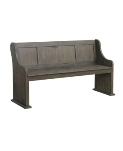 Furniture Huron Bench In Gray