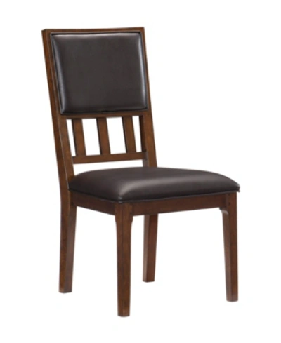 Furniture Caruth Side Chair In Brown