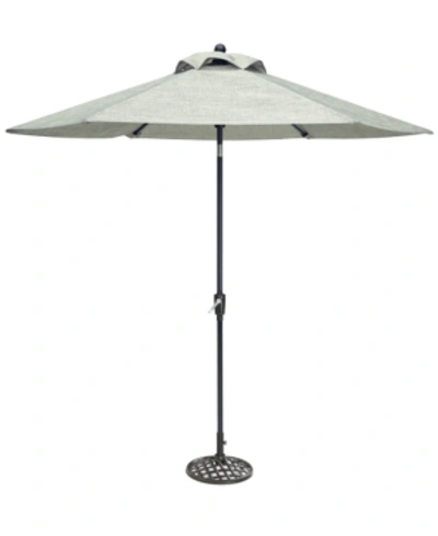Furniture Vintage Ii Outdoor 9' Auto-tilt Umbrella With Base, Created For Macy's