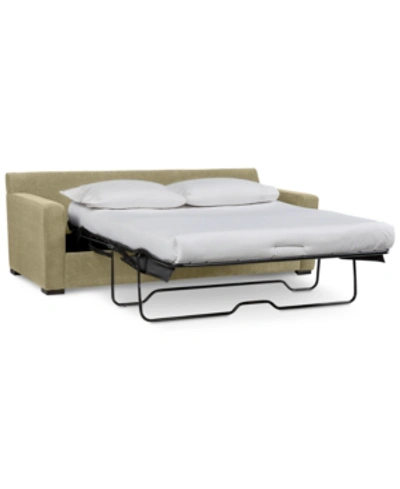 Furniture Radley 86" Fabric Queen Sleeper Sofa Bed, Created For Macy's In Heavenly Apple Green