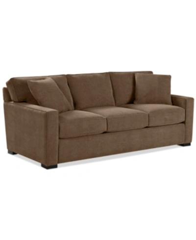 Furniture Radley 86" Fabric Sofa, Created For Macy's In Heavenly Cafe Brown