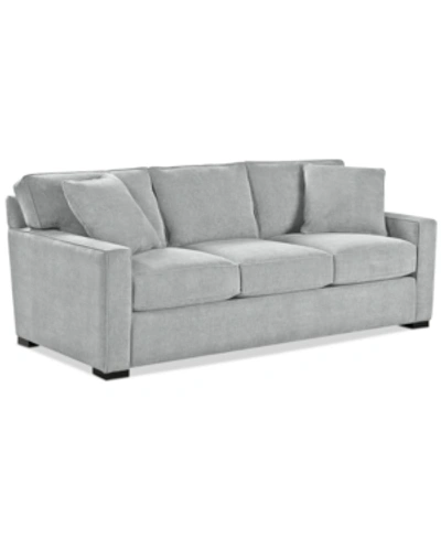 Furniture Radley 86" Fabric Sofa, Created For Macy's In Heavenly Cinder Grey