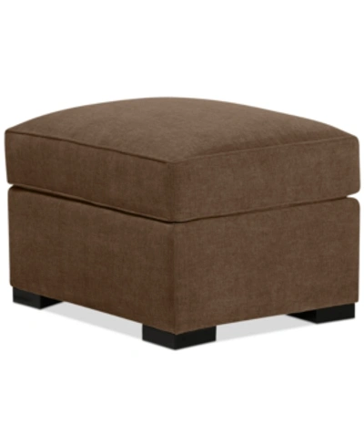 Furniture Radley 32" Fabric Ottoman, Created For Macy's In Heavenly Cafe Brown