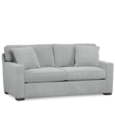 Furniture Radley 62" Fabric Loveseat, Created For Macy's In Heavenly Cinder Grey
