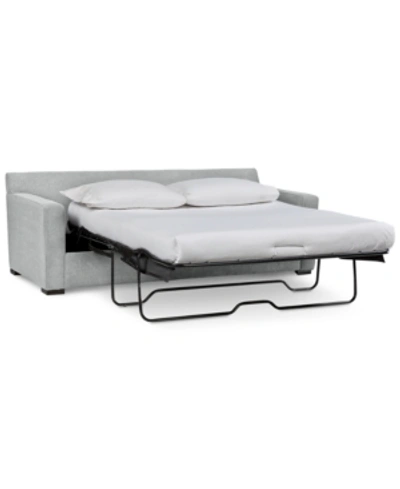Furniture Radley 86" Fabric Queen Sleeper Sofa Bed, Created For Macy's In Heavenly Cinder Grey