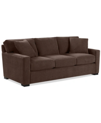 Furniture Radley 86" Fabric Sofa, Created For Macy's In Heavenly Java Brown