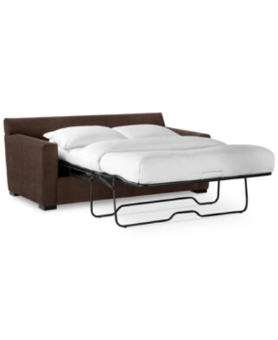 Furniture Radley 74" Fabric Full Sleeper Sofa Bed, Created For Macy's In Heavenly Java Brown