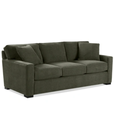 Furniture Radley 86" Fabric Sofa, Created For Macy's In Heavenly Olive Green