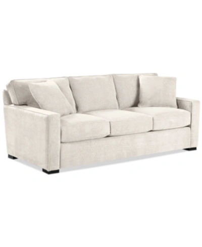 Furniture Radley 86" Fabric Sofa, Created For Macy's In Heavenly Oyster White