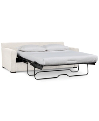 Furniture Radley 86" Fabric Queen Sleeper Sofa Bed, Created For Macy's In Heavenly Oyster White