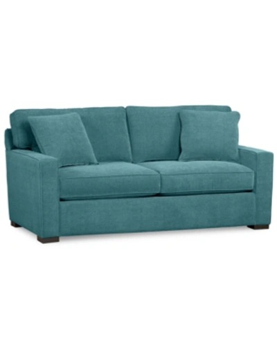 Furniture Radley 62" Fabric Loveseat, Created For Macy's In Heavenly Sapphire Blue