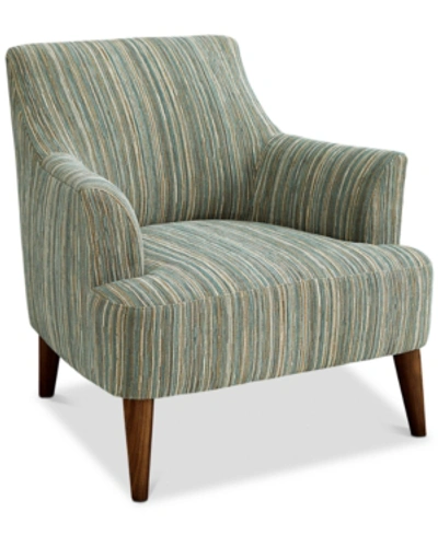 Furniture Closeout! Lidia Fabric Accent Chair, Created For Macy's In Awesome Haven Green