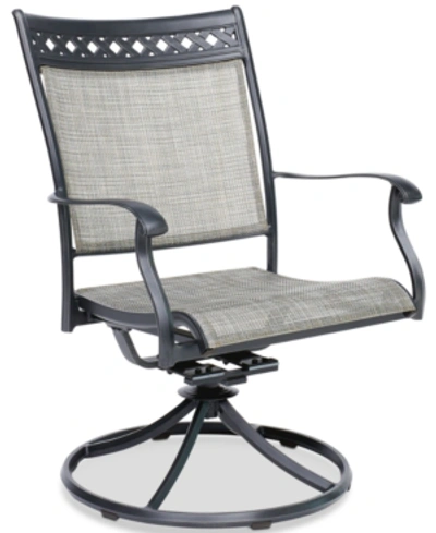 Furniture Vintage Ii Outdoor Sling Swivel Chair, Created For Macy's