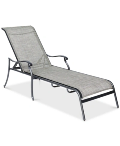 Furniture Vintage Ii Outdoor Sling Chaise Lounge, Created For Macy's