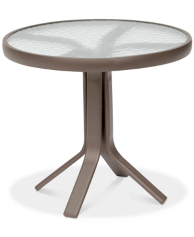 Furniture Oasis Outdoor Aluminum 20" Round End Table, Created For Macy's