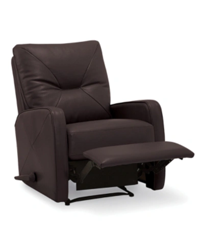 Furniture Finchley Leather Wallhugger Recliner In Cafe Brown