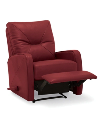 Furniture Finchley Leather Wallhugger Recliner In Cherry (special Order)