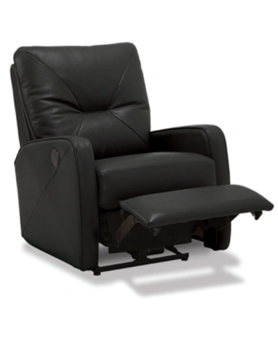 Furniture Finchley Leather Power Wallhugger Recliner In Ink (special Order)