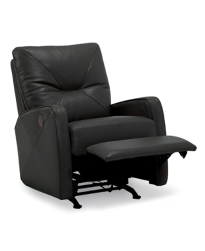 Furniture Finchley Leather Power Rocker Recliner In Ink (special Order)