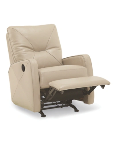 Furniture Finchley Leather Power Rocker Recliner In Lace (special Order)