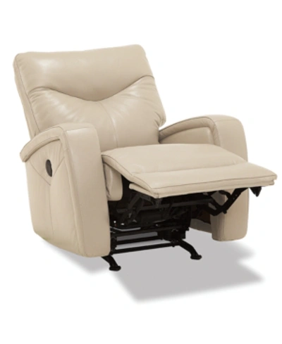 Furniture Erith Leather Power Rocker Recliner In Lace (special Order)