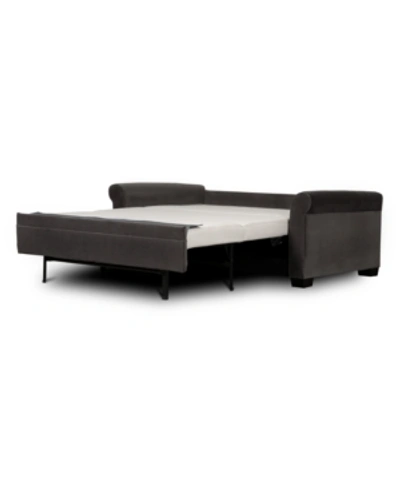 Furniture Kenzey Ii 76" Fabric Queen Sleeper Sofa Bed, Created For Macy's In Gunmetal