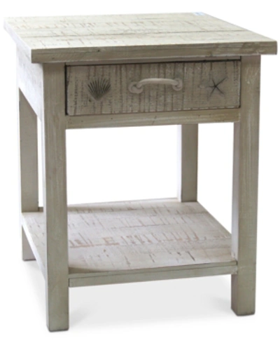 Furniture Seaside End Table In Off White