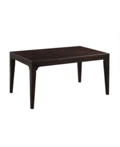 Furniture Aurra Dining Table In Dark Brown
