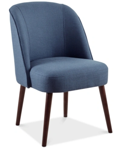 Furniture Bradley Rounded Back Dining Chair In Blue
