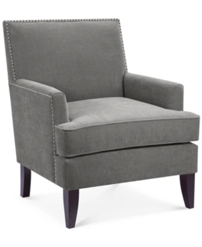 Furniture Kendall Fabric Accent Chair In Grey