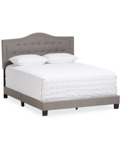 Furniture Emerson King Bed In Light Grey