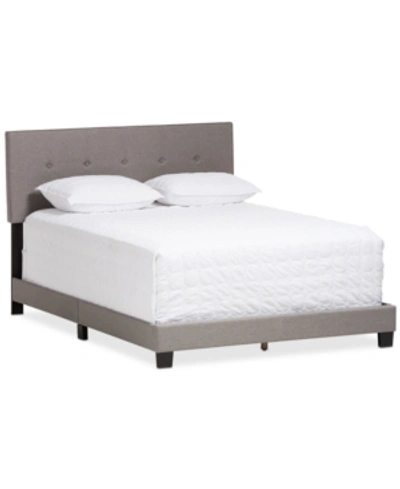 Furniture Hampton Full Bed In Light Grey