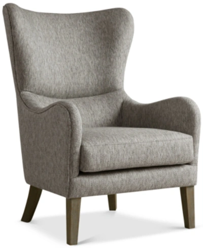 Furniture Daren Wing Chair In Grey Multi