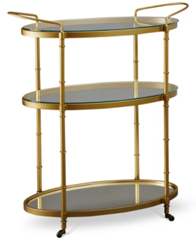 Furniture Carson Bar Cart In Antique Gold