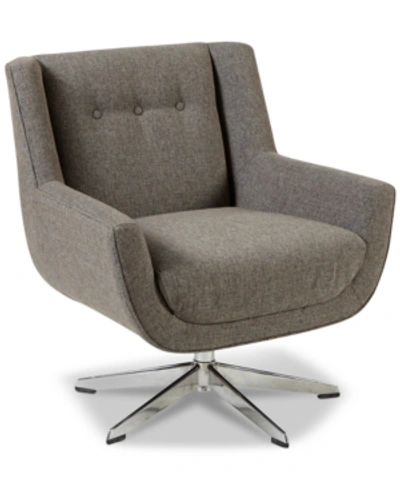 Furniture Dariel Lounge Chair In Brown Mult