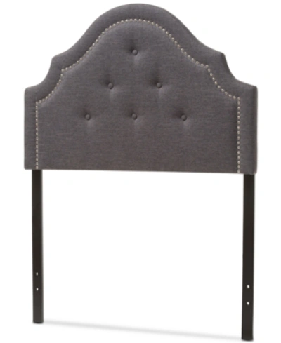 Furniture Cora Twin Headboard In Dark Grey